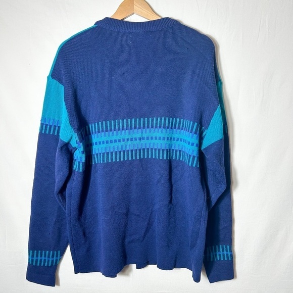VTG Jonathan Richards 100% wool oversized sweater sz. L - Picture 3 of 10